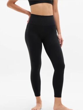 Athleta Salutation Stash Pocket II Hight Waist Black Size Small Petite